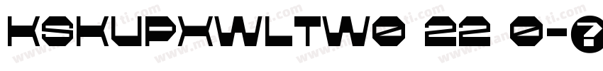 KSKUPXWLTW0 22 0字体转换